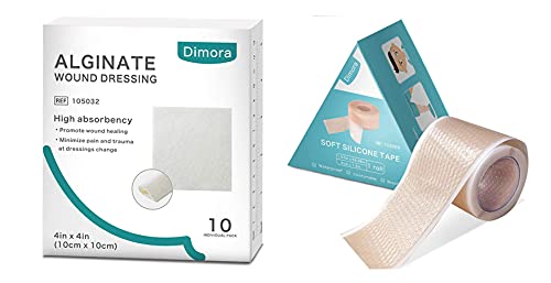 Dimora Calciumのアルギン酸塩の傷のドレッシング及び容易な破損の設計の柔らかい防水シリコーン テープ