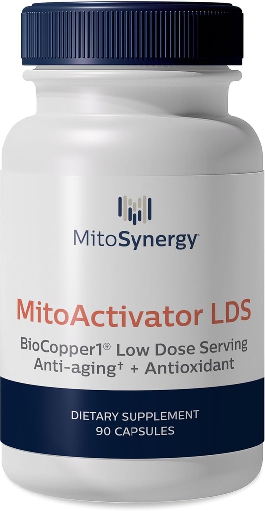 MitoActivator BioCopper1 Cu1 (Cunermuspir) LDS - 低い線量のサービング0.1mgのBioavailable銅-敏感なユーザーのためのTickの免疫サポートはHerxheimerの反応を最小にします