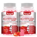 2つのパック2500MG Liposomalのグルタチオンのグミズの補足-サポート皮及び肝臓機能、L-グルタチオン及びミルクのアモルトとの98%のBioavailability、酸化防止及び免除を高めて下さい