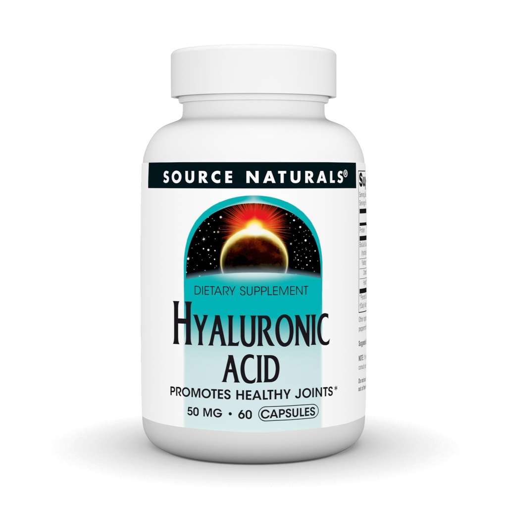 源のNaturals Hyaluronic酸は、健康な接合箇所*、50mg - 30カプセルを促進します