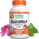 Botanic Choice Gluco Help Banaba Leaf Extract-Gluten Free, Non-GMO for Men & Women, 60 Capsules
