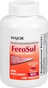 主要なFeroSul - 鉄硫酸塩325のmgのタブレット-女性および人のための鉄の補足-特別に上塗を施してある対スワロのタブレット-赤- 1000 タブレット