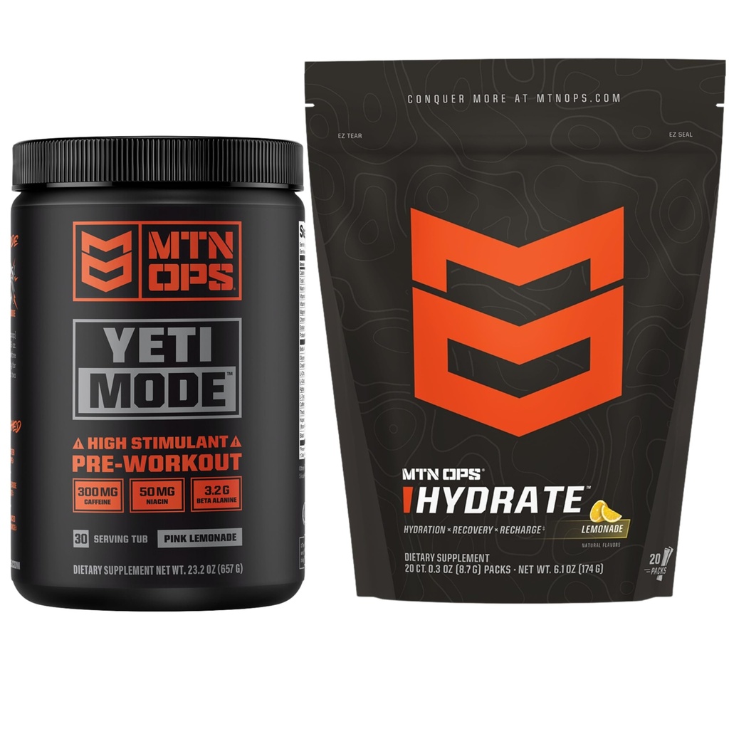 MTN OPS Yetiモードピンクレモネード+ヒドレートレモネードバンドル