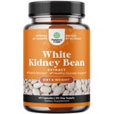 Natural White Kidney Bean Extract - White Kidney Bean Energy Booster AMPK Activator and Antioxidant Capsules - Digestive Health Dietary Fiber Supplement and Workout Supplement for Men and Women