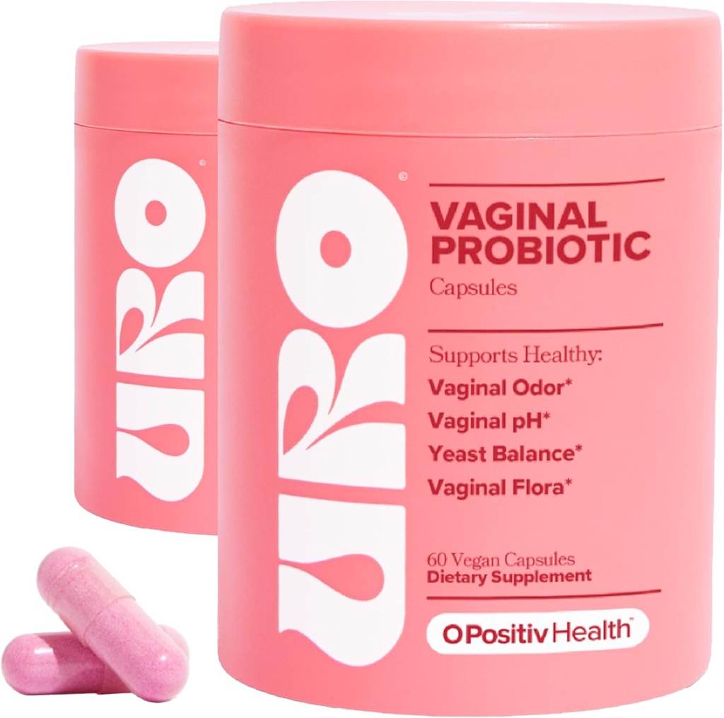 プレバイオティクスとLactobacillus Probioticブレンドと女性のpHバランスのためのO Positiv URO腟のプロバイオティクス - 腟の健康の補足 - 健康な腟の臭気及び腟のFlora、60の計算を促進して下さい(2のパック)
