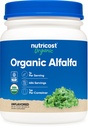 Nutricost有機アルファルファパウダー1LB - USDA認定100%オーガニック、ベジタリアン、非GMO、グルテンフリー