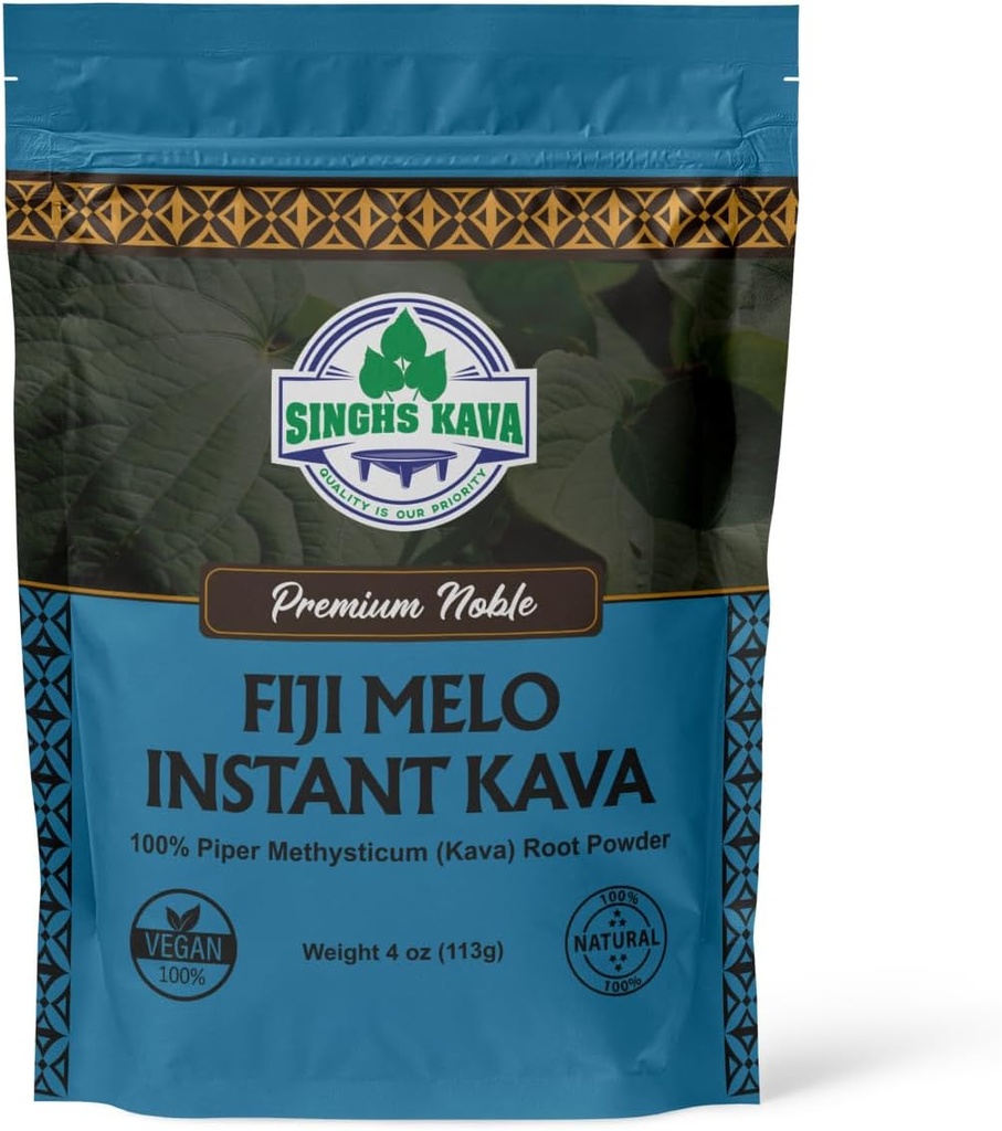 SINGHS Micronizedの即刻のカバの粉Fijianのカバ (4oz)