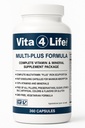 Vita4Life!® Bariatric Multivitamins マルチプラスフォーミュラ | 483% アイアンサポート | 360 Fast-Absorbingカプセル | 胃のバイパスとスリーブの患者のための完全なビタミンB複合体 | アメリカ製