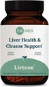 ruved LivTone - Amla、Andrographis & Picrorhiza、Natural Detox用有機ハーブとピル - 90カプセル(1カウント)