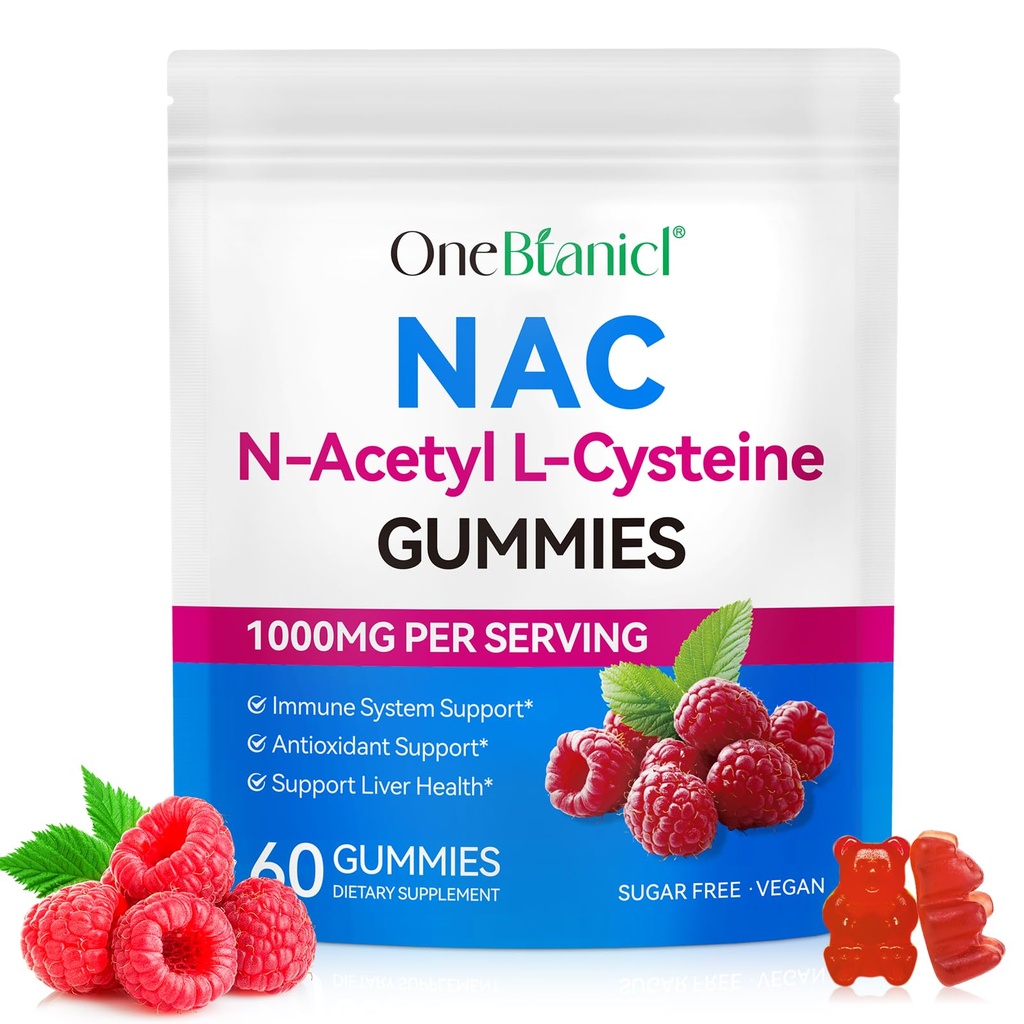 NAC N-アセチルCysteine 1000mgの砂糖なしのグミ、N-アセチル Cysteineの栄養物の補足の高い生物学的利用能及び注入口60のグミ1か月の供給無し