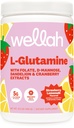 Wellah L-Glutamine Strawberry Lemonade Flavored (50 Servings) - 5g L-Glutamine Per Serving, Sweetened with Stevia
