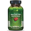 Irwin Naturals Pro-Active Nitric Oxide PWR - 60 液体 ソフトジェル - L-Citrulline、ビートルート&レッド ほうれん草付き血小鉢