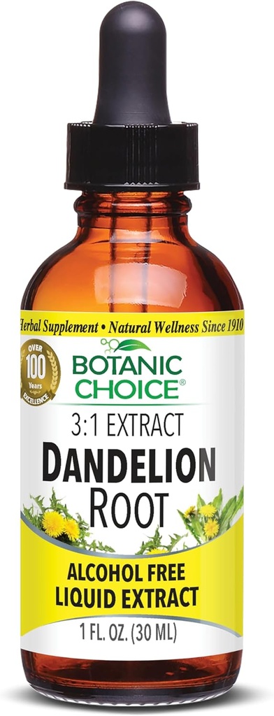 植物の選択 Dandelion の根、レバーの健康、Cleanse の毒素、援助の Digestion-1 の液体のOunce のためのアルコール・フリーの液体のエキス伝統サポート