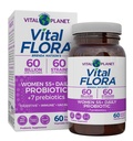 Vital Planet - Vital Flora Women over 55 Daily Probiotics, 60 Billion CFU, Diverse Strains, Organic Prebiotics, Vaginal and Immune サポート, 女性 60 カプセルの消化の健康プロバイオティクス