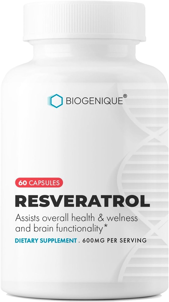 Resveratrol 600mgの強力な酸化防止剤及び多角形の根のエキスからのtrans-Resveratrolは、反老化及び心血管サポート、60のカプセルを-米国で作って下さい-ビーガン、非GMOのグルテンフリー