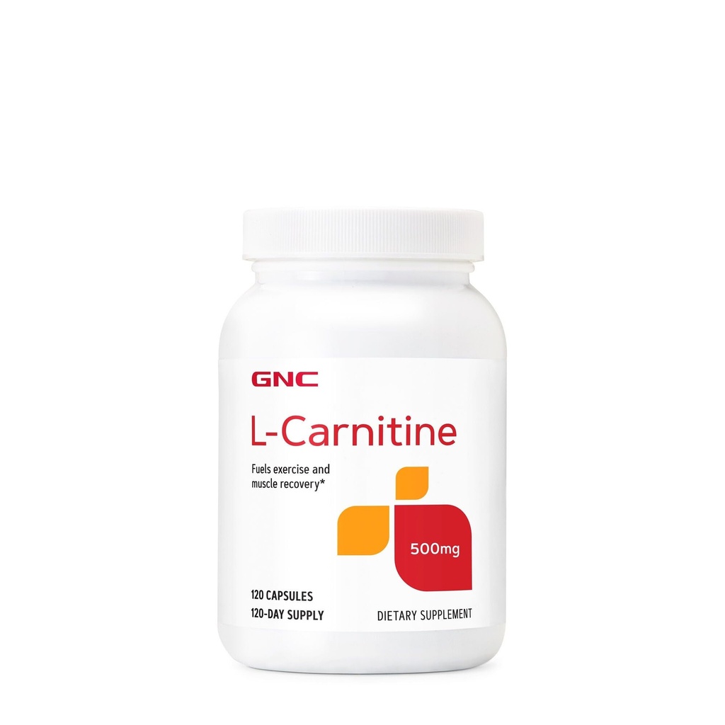 GNC Lのカルニチン500mgの補足、サポート筋肉回復、120のサービング