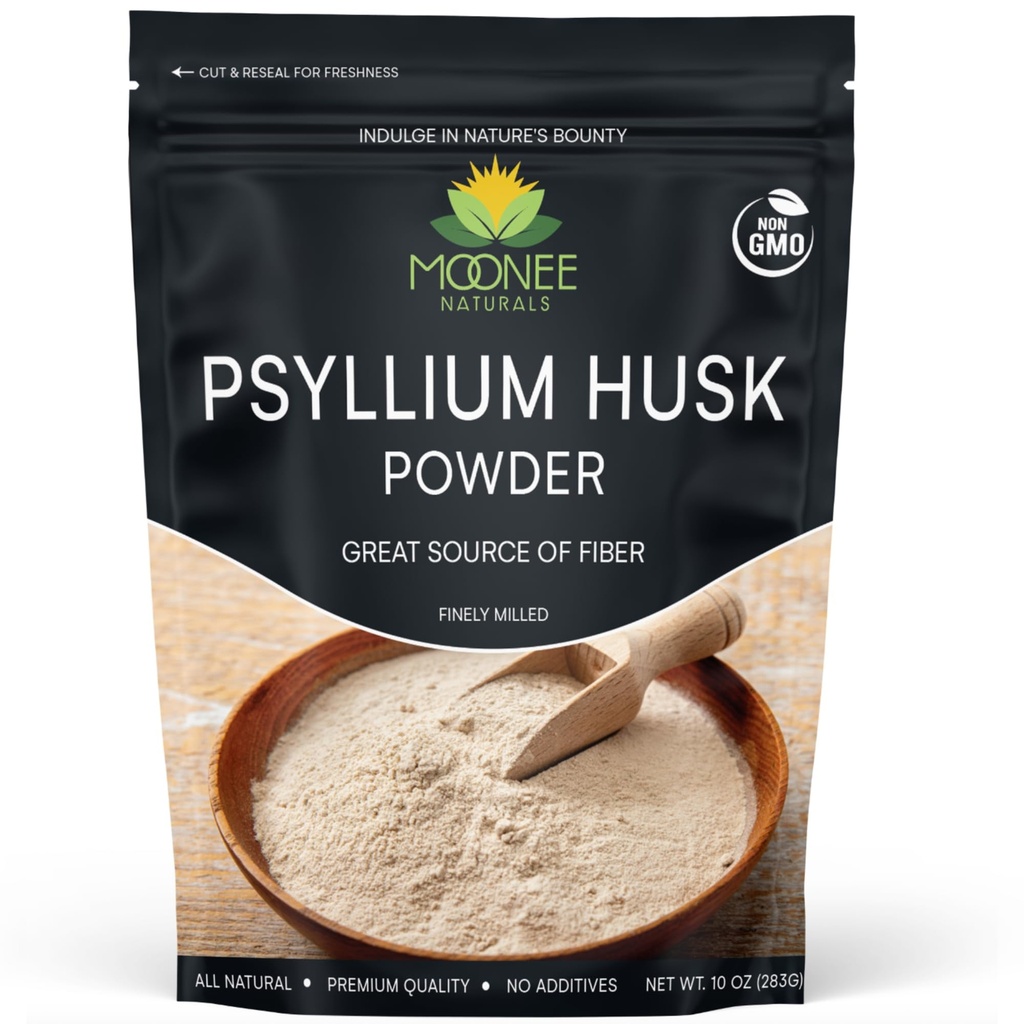 Psyllium Husk Powder (10 OZ), Gluten Free, Non GMO, Finely Ground, Keto Friendly (10 Ounce (70 サービング)))