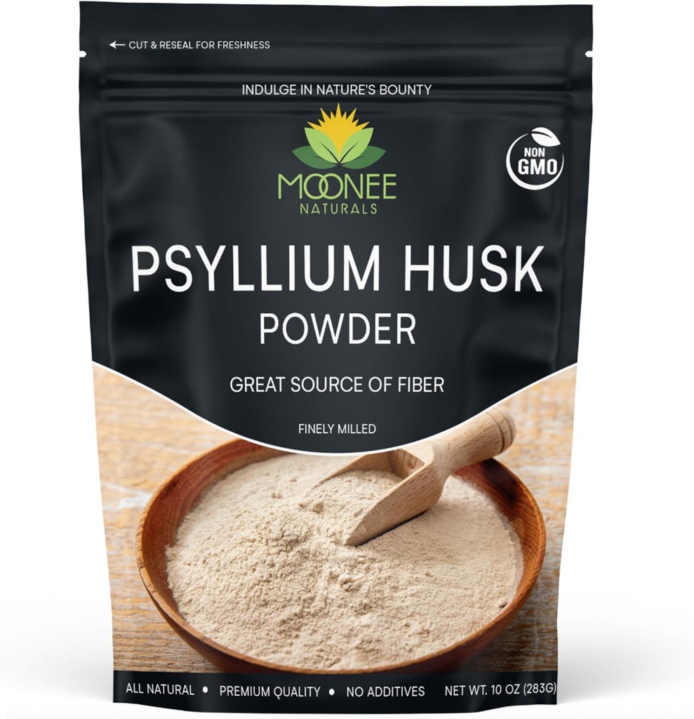 Psyllium Husk Powder (10 OZ), Gluten Free, Non GMO, Finely Ground, Keto Friendly (10 Ounce (70 サービング)))
