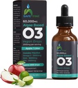 Omega 3 液体ビーガンドロップ - Algae オイルから DHA & EPA - 60 ml ドロップパーボトル - 2000 給餌あたり mg - 全家族のための全身ボディウェルネスサプリメントをサポート