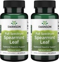 Swanson Spearmint リーフ (Mentha cataSpi) - 完全なスペクトルの草の補足は消化器の健康及び穏やかな胃の問題を支える - (60 のカプセル、400mg 各) (2 パック)
