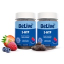 ライブ5-HTPグミー - 2パック - 120 Ct I 5HTPハイテンドフォーカスのためのグミーを Calming, リラックス & 大人のための残り | ビーガン - ミックスベリー味