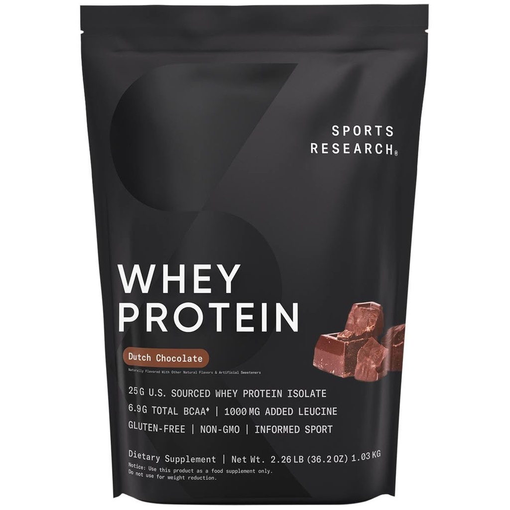スポーツの研究のWheyの蛋白質の隔離 - サービングごとのスポーツの栄養蛋白質の粉25g - 2.27lb袋の粘着性がある蛋白質- オランダのチョコレートバルク蛋白質の粉、25のサービング