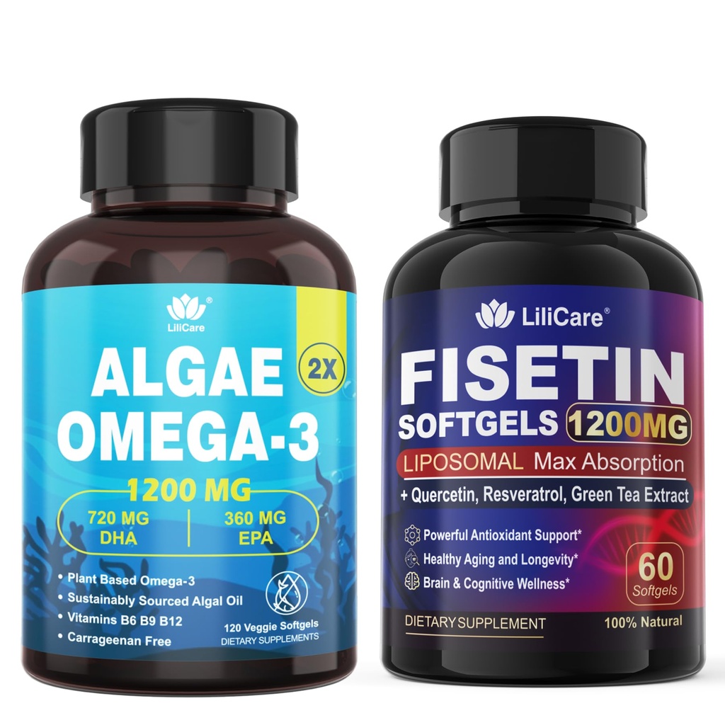 Fisetinの補足+ビーガンオメガ3 Algaeオイル