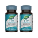 Nature's Way 5-HTP、L-5-Hydroxytryptophan、Positive Outlook*、ビタミンB6、ビタミンC、Griffonia Bean Extract、30錠(パッケージ5月Vary) - 2パック