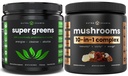 NutraChampsスーパーグリーン&スーパーマッシュルーム:究極の脳、グット&ボディブースト