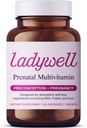 Ladywell Prenatal Multivitamin | コンセプト・妊娠・出産 | DHA・葉樹・鉄などの主要成分 | 専門・処方・試験 | 吐き気対応・吸着60Ct