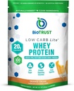 BioTrust Low Carb Lite, 20 グラスフェッドウィープロテインアイソレートのグラム, 100 Calories, ProHydrolase Digestive Enzymes, Non-GMO, Soy and Gluten, rBGH-Free (14 サービング) (オレンジクリーム)