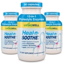 HEAL-N-SOOTHEの共同サポート補足-Bromelain及びパパインのようなProteolytic酵素、ボスウェリア、ターメリック及びジンジャー-蛋白質の消化機能及びボディ防衛ウェルネスを促進して下さい- 90の計算(3パック)