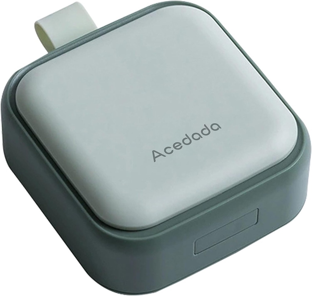 小さなピルケース、かわいいピルボックス - アケダトラベルデイリーピルオーガナイザー、財布ポケット、ビタミン、魚油、サプリメント、グリーンのためのコンパクトな薬用ホルダーのためのポータブルプリティピルコンテナ