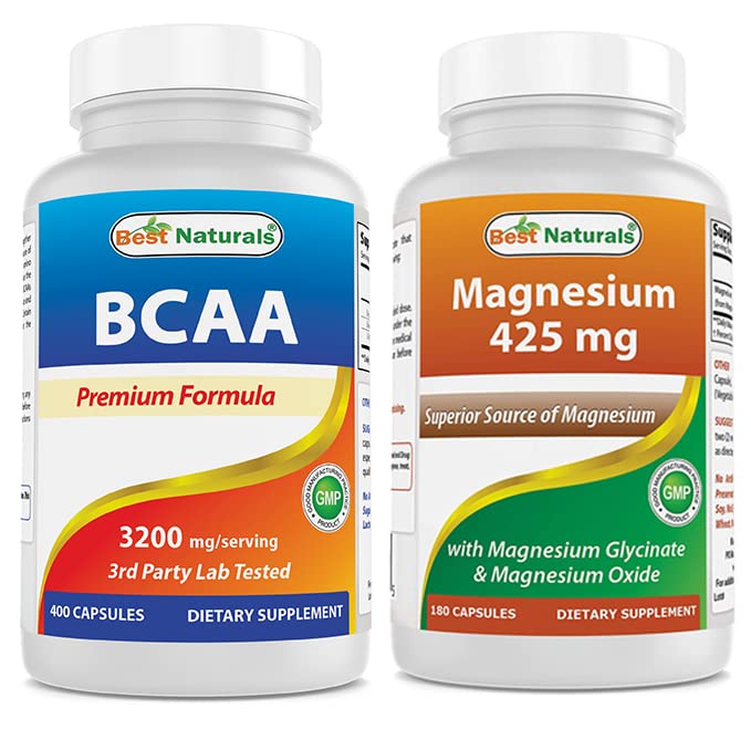 ベストナチュラル BCAA 3200 mg & マグネシウム グリシン 425 mg