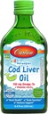 Carlson - Kid's Cod Liver Oil、550 mg Omega-3s、プラスビタミンAとD3、液体魚油、ワイルドキャッチノルウェーアークティックコッド、持続的にノルディックフィッシュオイル、グリーンアップル、250 mL(8.4 Fl Oz)