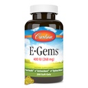 Carlson - E-Gems、400 IU、心の健康及び最適ウェルネス、酸化防止剤、200の柔らかいゲル