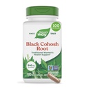 Nature's Way Black Cohosh Root, 女性の健康のための伝統的なサポート*, 540 サービングあたり mg, Non-GMOプロジェクト検証, 100カプセル