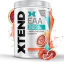 XTEND EAA + BCAAパウダー | 筋肉の回復 & リーン筋肉の成長 | 9 イントラワークアウトまたはポストワークアウトの回復のためのエッセンシャルアミノ酸 | 2 便あたりの10g EAAs | 血のオレンジ 40 便秘