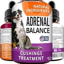 犬と猫のための副腎バランス - ペット、副腎サポートw / Ashwagandha、Licorice Root、Rhodiola Rosea - 2ozハーブドロップのためのカッシング治療