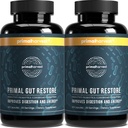 Primal Harvest 2 Pack, Gut Healthの復元, Primal Gut Restore w/POSTbiotics, PREbiotics and PRObiotics for Women and Men, 60 CT - Digestion, Colon Cleanse, Leaky Gut Repairのヘルプ
