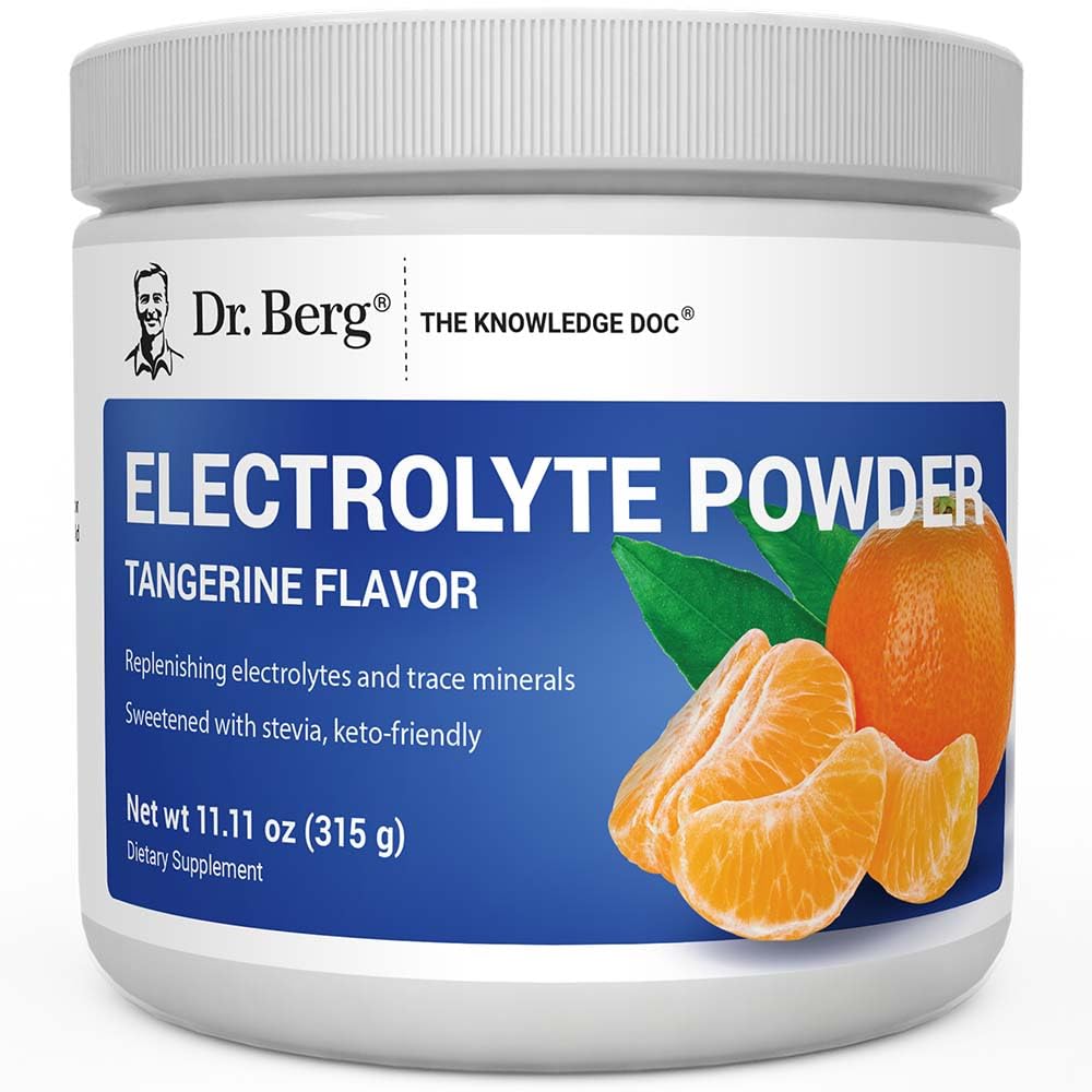 Dr. Berg のゼロ砂糖の加水 Keto の電解質の粉 - 高められた w/1000 の mg のカリウム及び実質のピンクのヒマラヤンの塩(NOT のテーブルの塩) -タンジェリンの味の加水飲み物の混合物 - 50 のサービング
