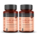 二重強さのTurmeric - 大規模な1000mg x 360のタブレット- 200%のタブレットごとのPotent Curcuminのより多くのTurmericそして自然なレベル- 300%の増加された吸収のための5mgの黒いペッパーのエキスを使って