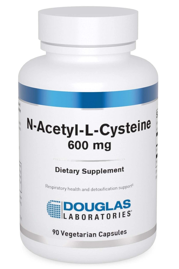 Douglas Laboratories N-Acetyl-L-Cysteine 600 mg | Glutathione Precursor for Antioxidant Protection | 90 Vegetarian Capsules