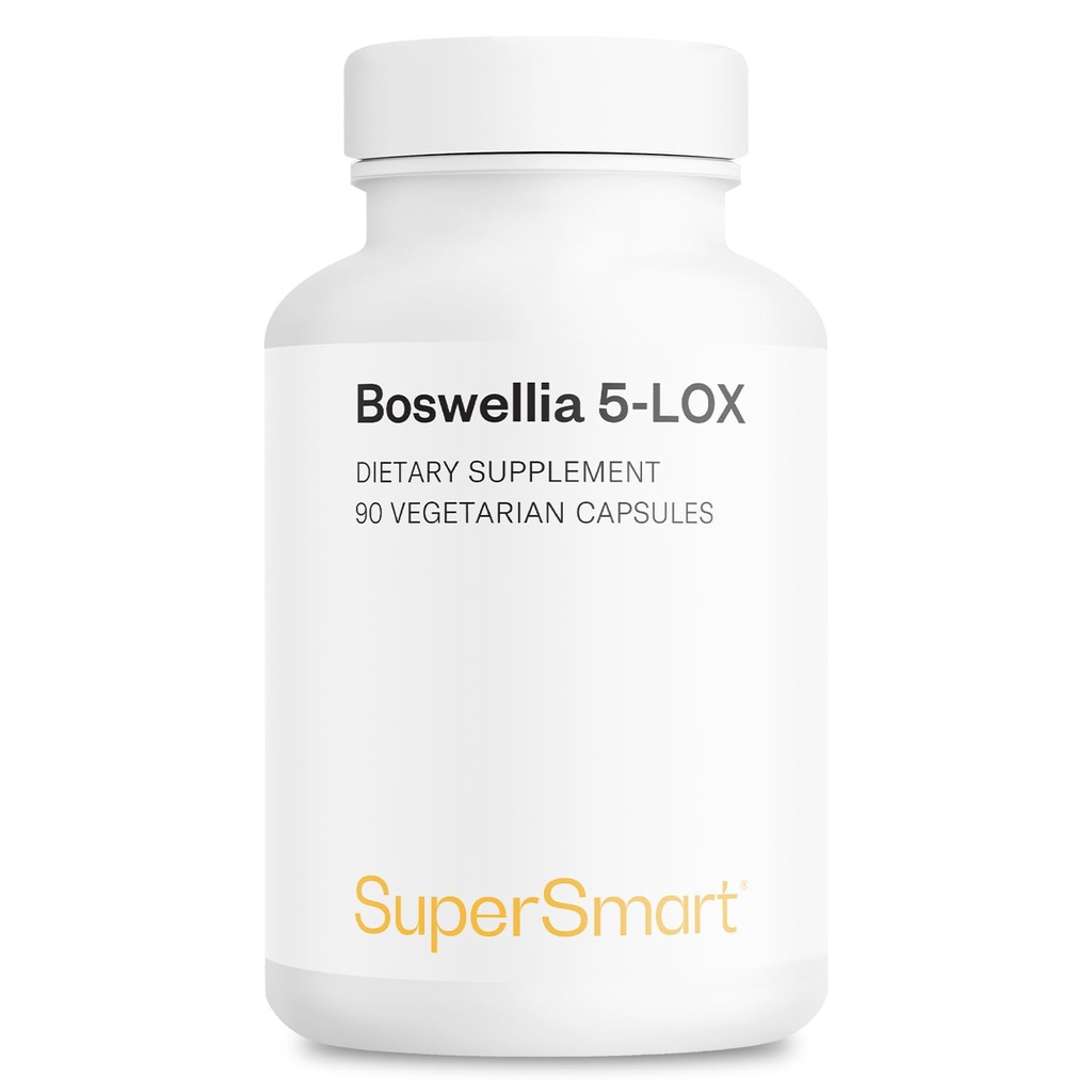 スーパースマート - 1日あたりの5-Loxin 200mg(特許取得済) - AKBAサプリメント - 5-Loxin Boswellia Serrata抽出物 | 非GMO&グルテンフリー - 90ベジタリアンカプセル
