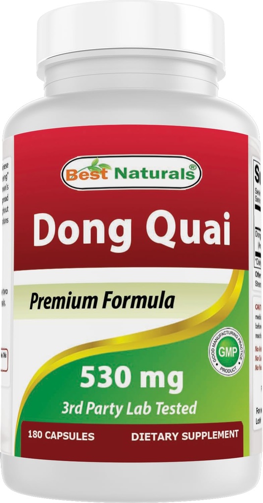 Best Naturals Dong Quai 530 mg 180 Capsules