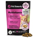 Cat Multivitamin Chews - Catは、健康+免疫、共同サポート、スキン&コート、および消化 - オメガ3s、猫のためのリジン&プロバイオティクス、猫のためのビタミン - チキン(90日の供給)