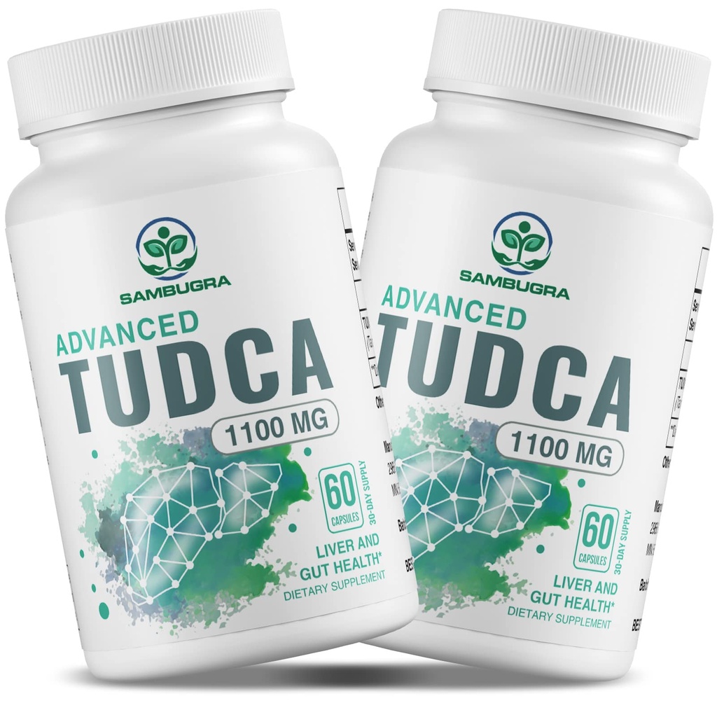 Sambugra TUDCAの肝は1100mgの3rd党テストされた超強さの胆汁の塩TUDCAの補足、Detoxの清潔になり、修理のためのレバー サポート、120のカプセルを補います