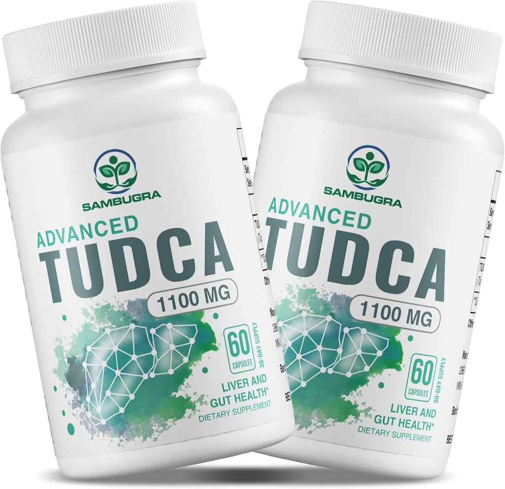 TUDCAは1100mgの3rd党テストされたTUDCAのレバーの補足をレバーの清潔なDetoxおよび修理、超強さのベール ソルトのレバー サポート、120のカプセル(パッケージ2)補います