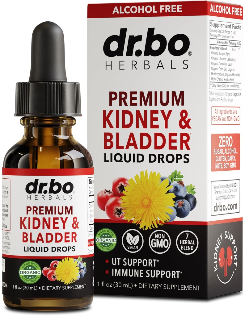Kidney サポート補足のぼうこうの健康-有機性腎の清潔な補足はジュニパーの果実のClavers Dandelion - Renal KidneyのCleanse Detoxの尿道の草のぼうこうサポートフラッシュ腎臓1ozを落とします