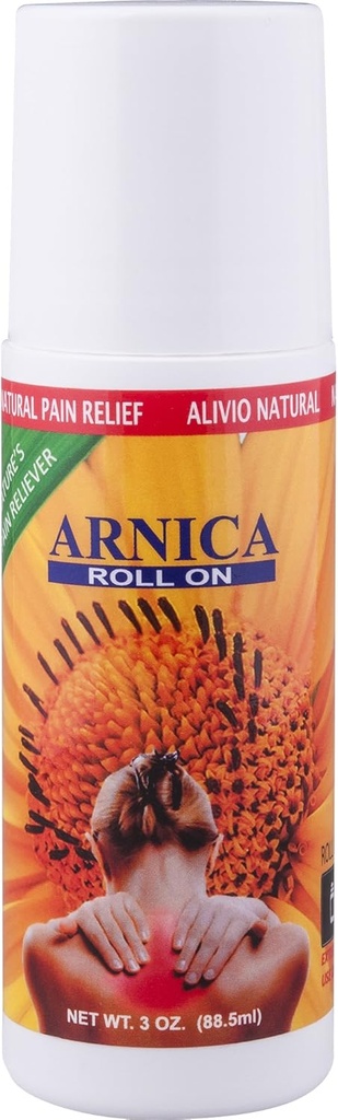 Sanar Naturals Arnica Roll On, 3 oz - 最大強度の救済, 速い演技 筋肉 Rub 軟膏, クリアゲル